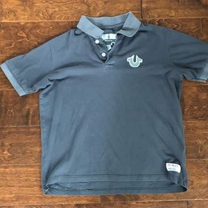 Dark Gray(Grey) True Religion Polo T-shirt